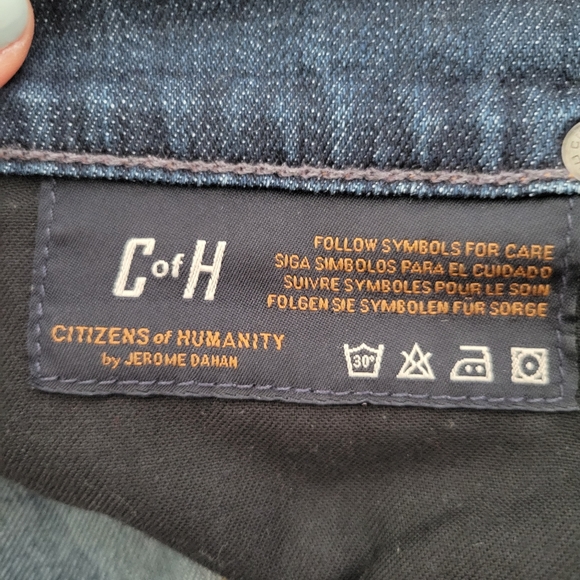 Citizens Of Humanity Dani Cropped Straight Leg Jeans Size 28 - Picture 9 of 15